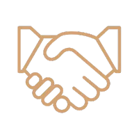 Icône avion stylisé représentant l’expertise et l’accompagnement personnalisé du voyage sur mesure haut de gamme